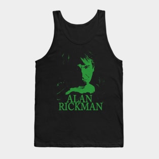 Alan Rickmanvintage//greensolid Tank Top